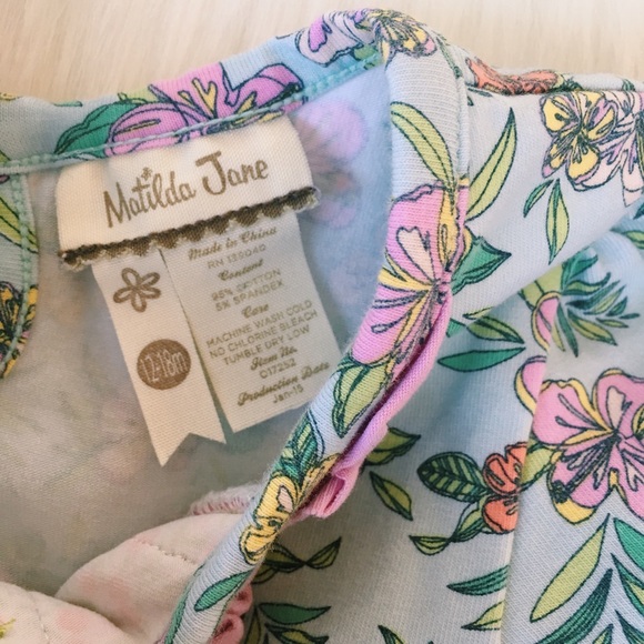 Matilda Jane Top Dress Size 12-18 Months Blue - Picture 2 of 5